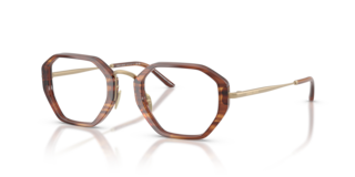Occhiali da Vista Giorgio Armani 0AR7282 Uomo Marrone Striato