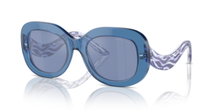Occhiali da Sole Donna Armani AR8217 Blu Trasparente - Eleganza Autent
