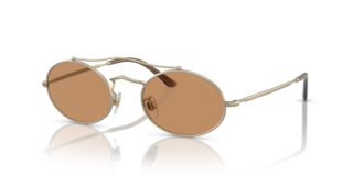 GIORGIO ARMANI AR 115SM - 300253 ORO PALLIDO OPACO | OCCHIALE DA SOLE UOMO | CALIBRO 51