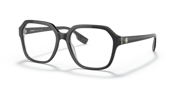 Burberry 0BE2358 Occhiali da Vista Donna – Black/Print Tb/Crystal