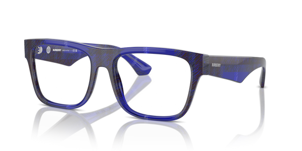 Occhiali da Vista Burberry 0BE2411 Uomo Check Blue | Eleganza Iconica