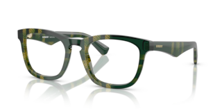 Occhiali da Vista Uomo Burberry 0BE2417 Check Green Originali
