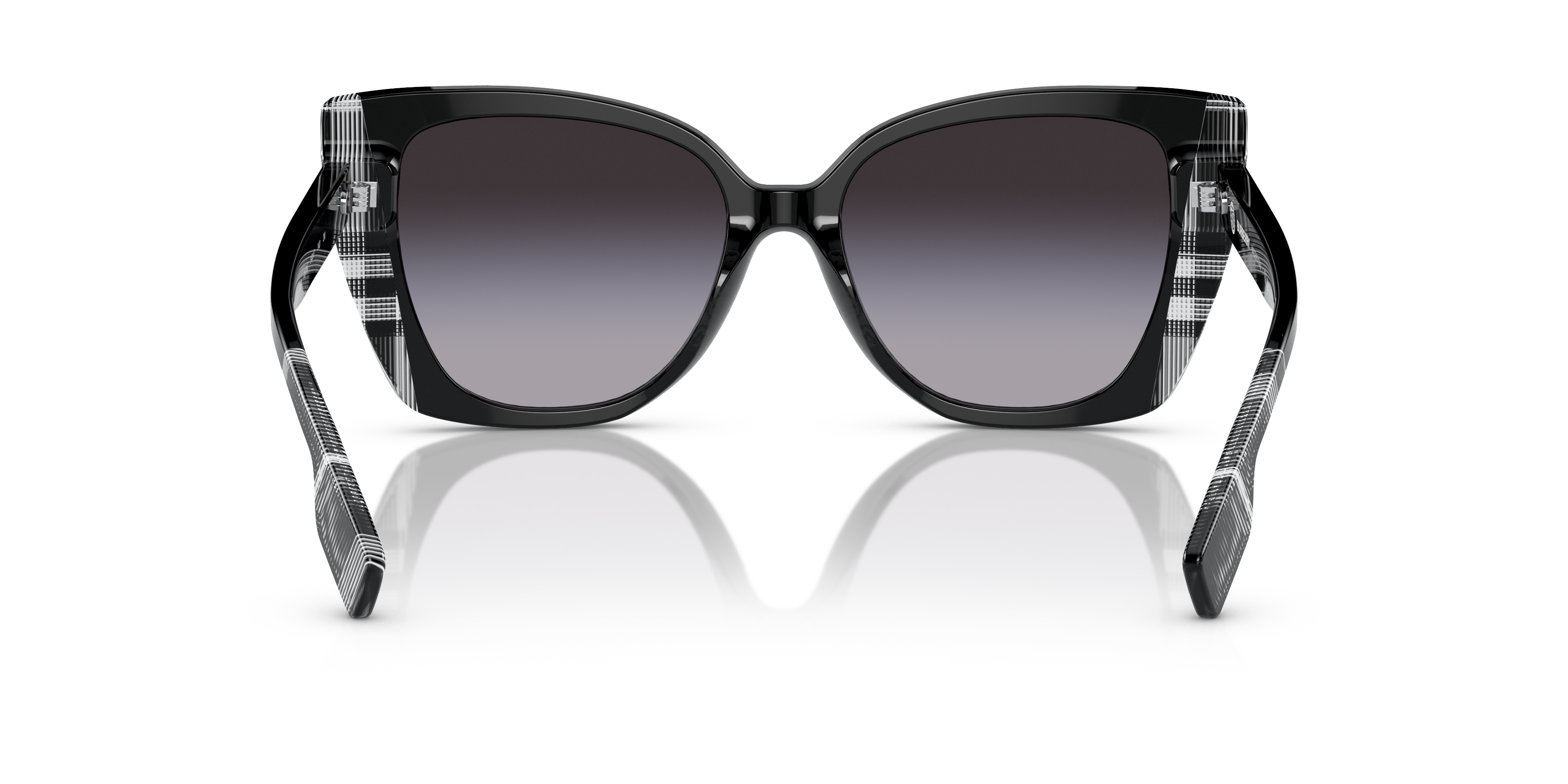 BURBERRY BE 4393 MERYL 405313 DARK HAVANA BROWN-CHECK | WOMEN'S SUNGLASSES 