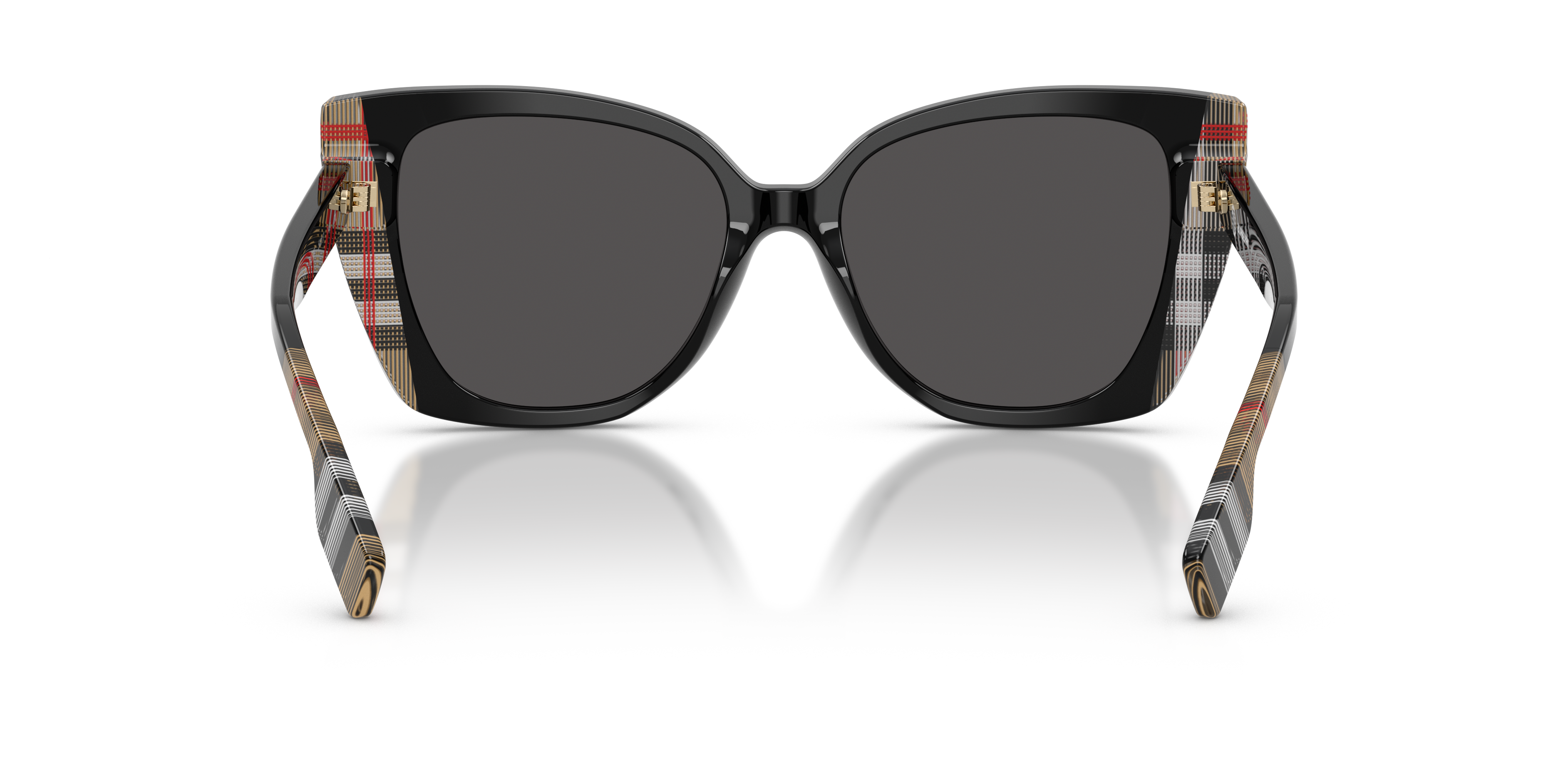 BURBERRY BE 4393 MERYL 405313 DARK HAVANA BROWN-CHECK | WOMEN'S SUNGLASSES 