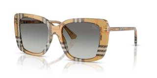 Occhiali da Sole Burberry Donna BE4456 Check Sand Originali