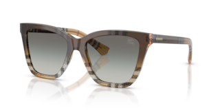 Occhiali da Sole Donna Burberry BE4470 Check Sand Originali