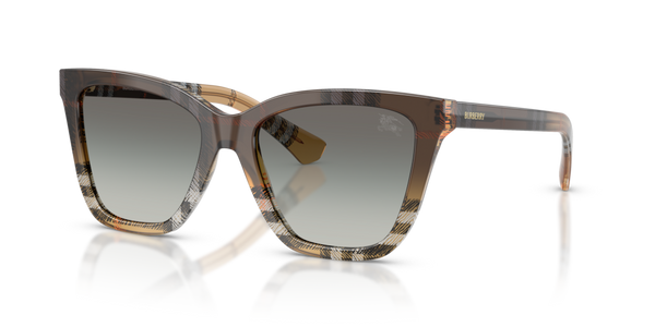 Occhiali da Sole Donna Burberry BE4470 Check Sand Originali