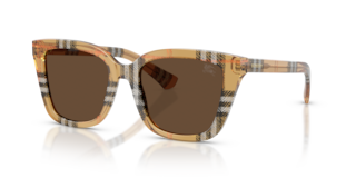 Occhiali da sole Burberry donna 0BE4487 Check Sand originali