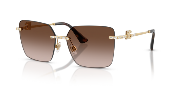 Occhiali da Sole Dolce&Gabbana Donna Oro DG2332B - Protezione UV