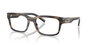 Dolce&Gabbana 0DG3352 Occhiali Vista Uomo | Striped Tobacco