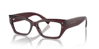Dolce&Gabbana 0DG3387 - Occhiali da Vista Donna Viola Trasparente