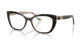 Occhiali da Vista Donna Dolce&Gabbana 0DG3398 Havana On White Barrow