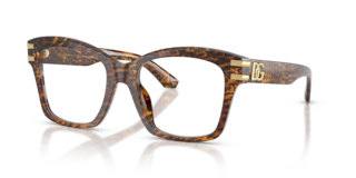Dolce&Gabbana 0DG3419 Occhiali da Vista Donna Effetto Leo Transp.
