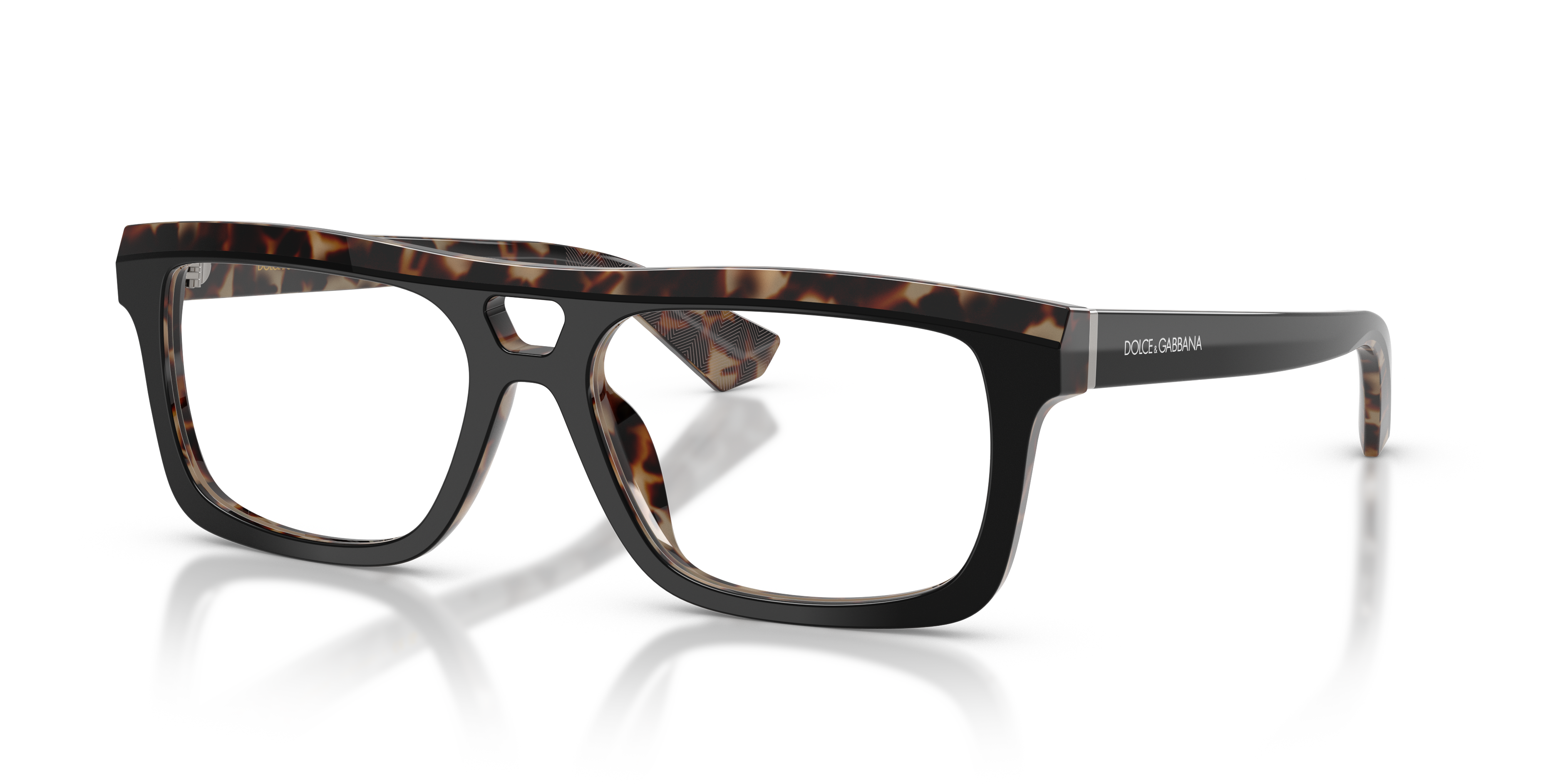 Occhiali da Sole Dolce Gabbana Uomo DG3431 Black On Grey Havana