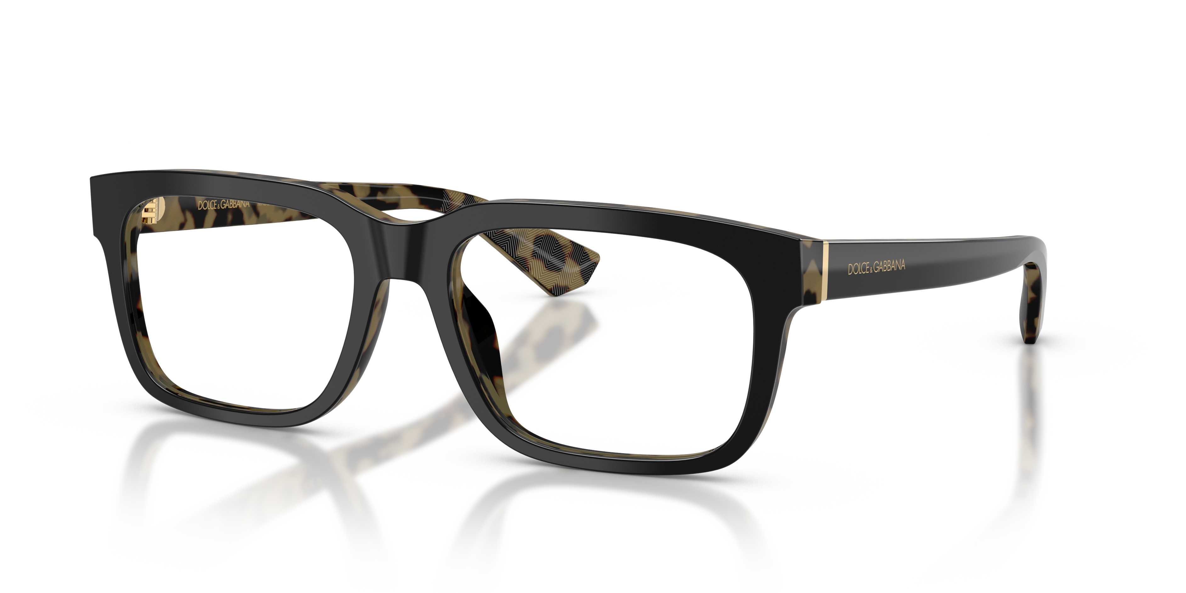 Occhiali da Sole Uomo Dolce & Gabbana DG3432 Black On Grey Havana