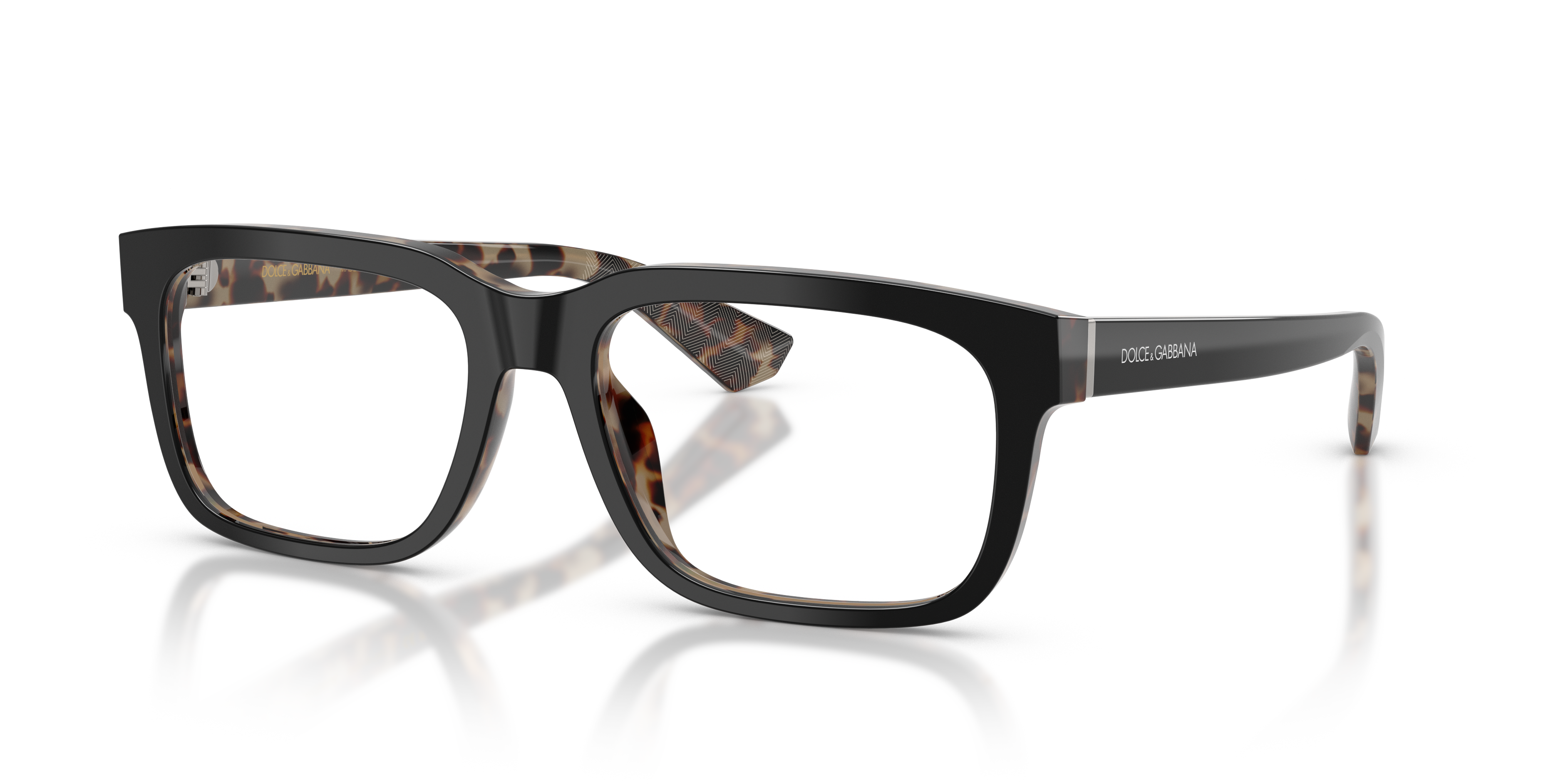 Occhiali da Sole Uomo Dolce & Gabbana DG3432 Black On Grey Havana