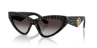 Occhiali da Sole Dolce&Gabbana DG4439 Donna Black Texture Cocco
