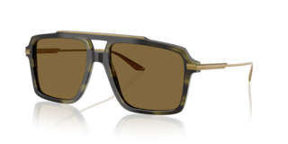 Occhiali da Sole Uomo Dolce&Gabbana DG4477 Striped Olive Originali