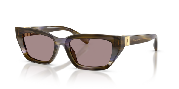 Occhiali da Sole Dolce&Gabbana DG4532 Donna Striped Olive Originali