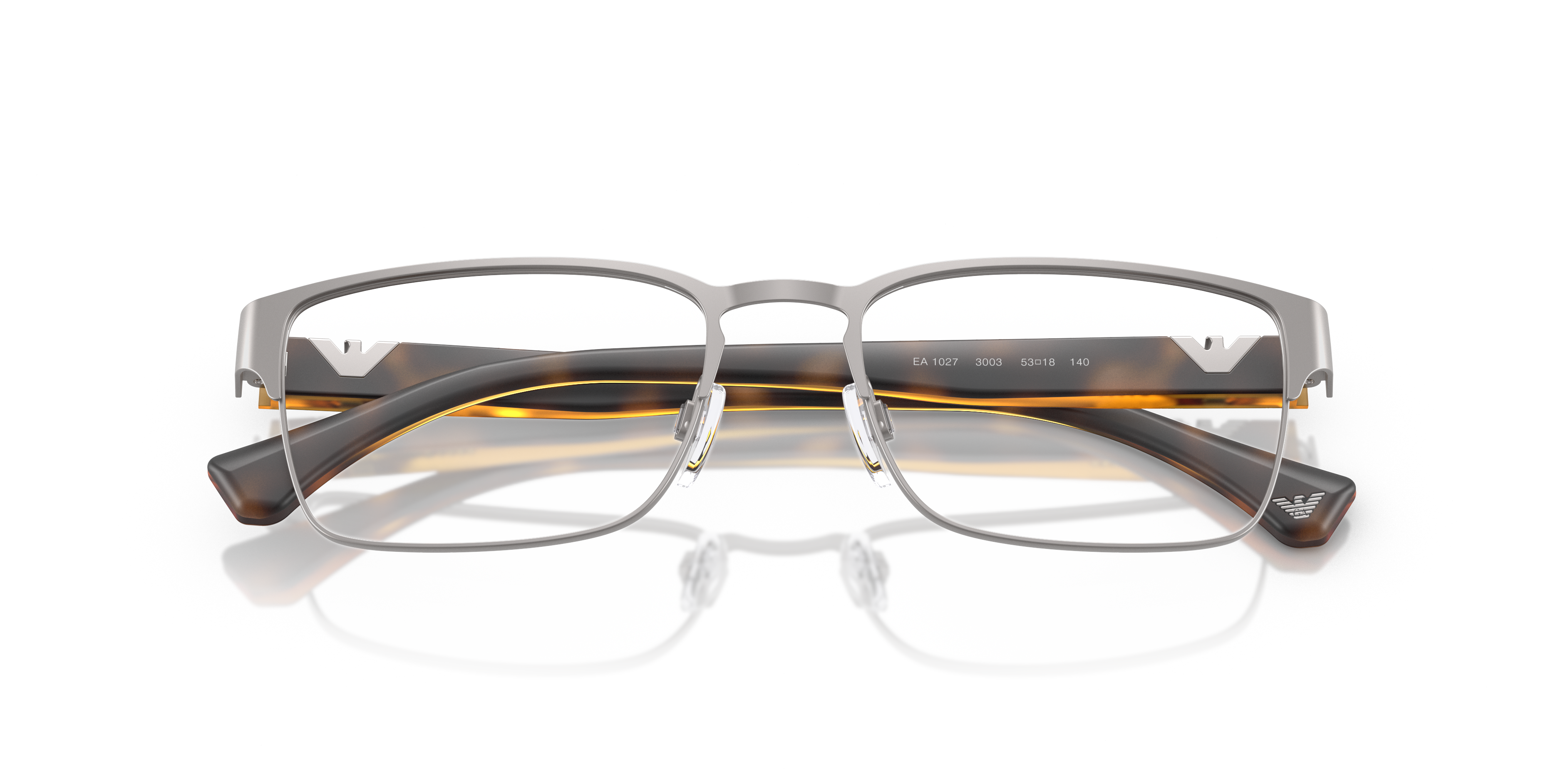 Occhiali da Sole Emporio Armani Uomo EA1027 Argento Opaco