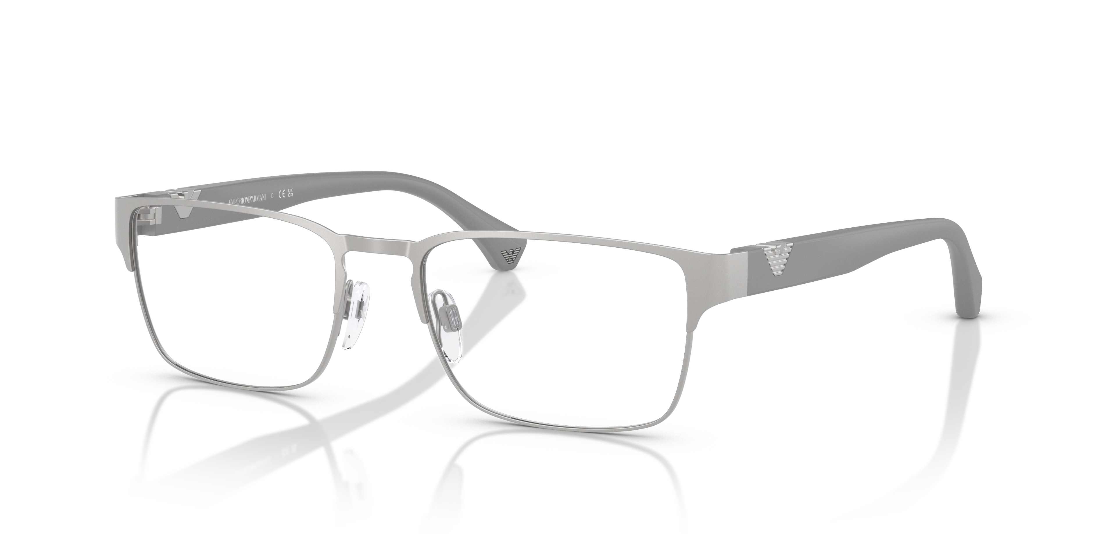 Occhiali da Sole Emporio Armani Uomo EA1027 Argento Opaco