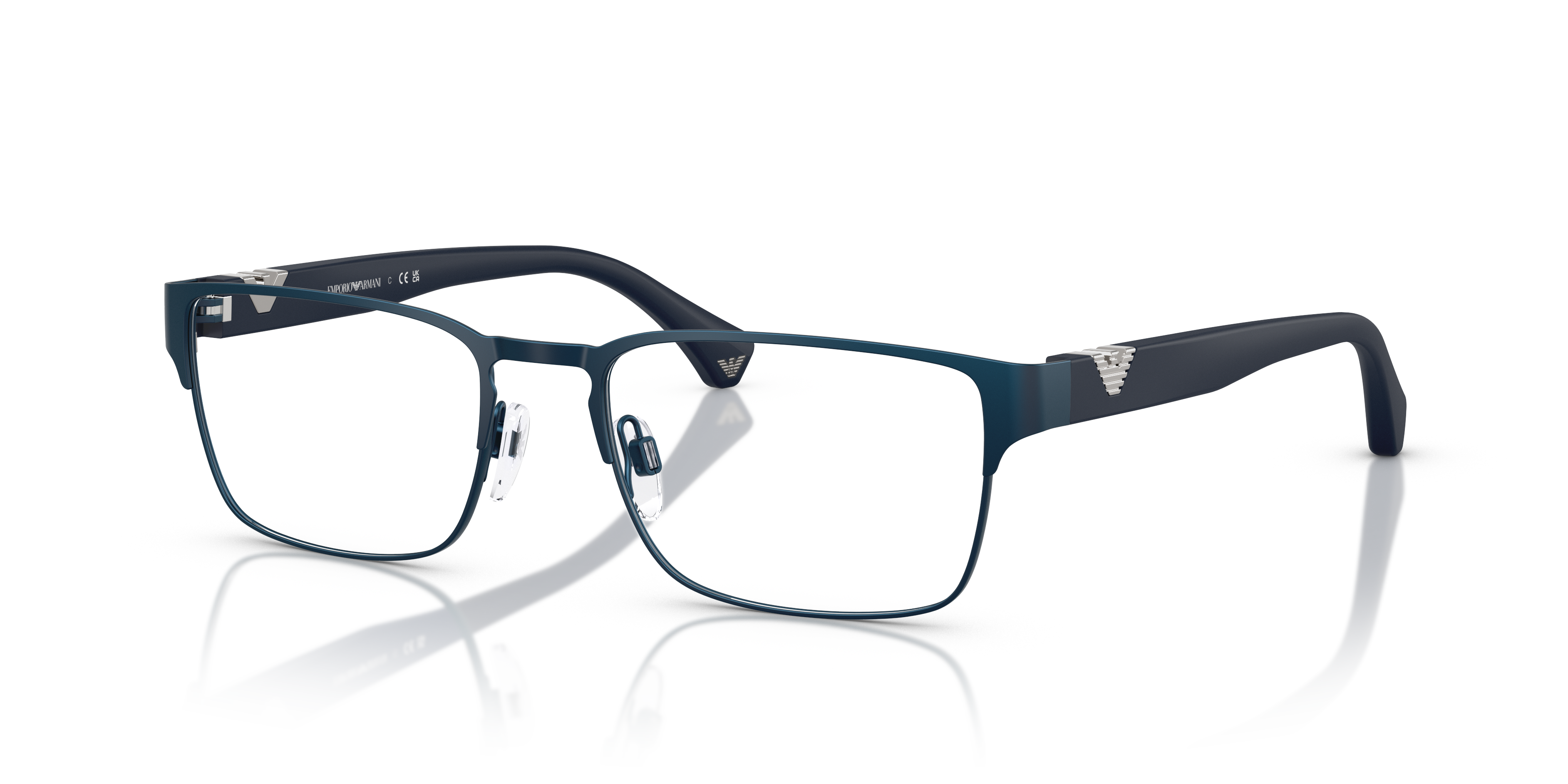 Occhiali da Sole Emporio Armani Uomo EA1027 Argento Opaco