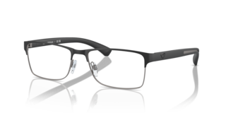 Emporio Armani 0EA1052 Occhiali da Vista Uomo - Nero Gomma & Gunmetal
