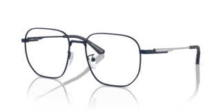 Emporio Armani 0EA1159D Uomo: Occhiali da Vista Blu Opaco