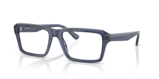 Occhiali da Vista Emporio Armani 0EA3206 Uomo | Blu Trasparente Lucido