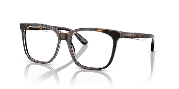 Emporio Armani 0EA3228 - Occhiali da Vista Donna Shiny Havana