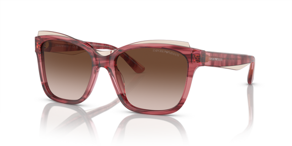 Occhiali da sole donna Emporio Armani EA4209 Bordeaux Sfumato Marrone
