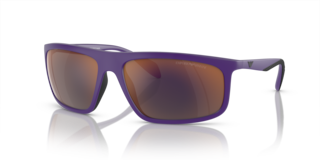 Occhiali da Sole Uomo Emporio Armani 0EA4212U Viola Opaco/Nero