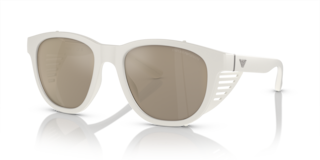 Occhiali da Sole Emporio Armani EA4216U Uomo Bianco Opaco