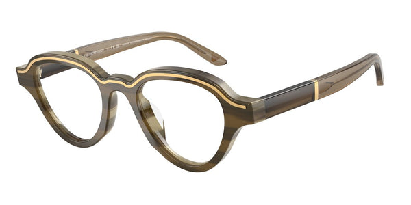 Occhiali da Vista Emporio Armani EA4264U Uomo - Brown On Striped Beige