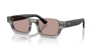 Occhiali da Sole Emporio Armani EA4268U Havana Striped Grey | Unisex