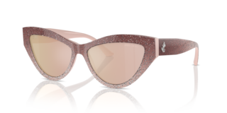 Occhiali da Sole Donna Jimmy Choo JC5004 Rosa Glitter Sfumato
