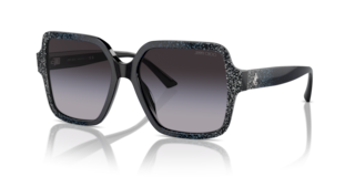 Occhiali da Sole Jimmy Choo JC5005 Black Glitter Donna Originali