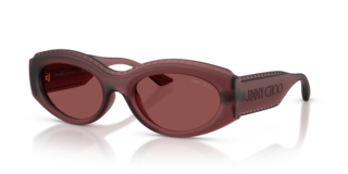 Occhiali da Sole Jimmy Choo JC6002U Donna Transparent Cranberry