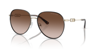 Occhiali da sole Michael Kors Empire donna Light Gold/Dark Tortoise