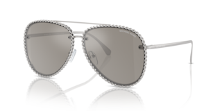 Occhiali da sole Michael Kors Portofino 0MK1147 Shiny Silver