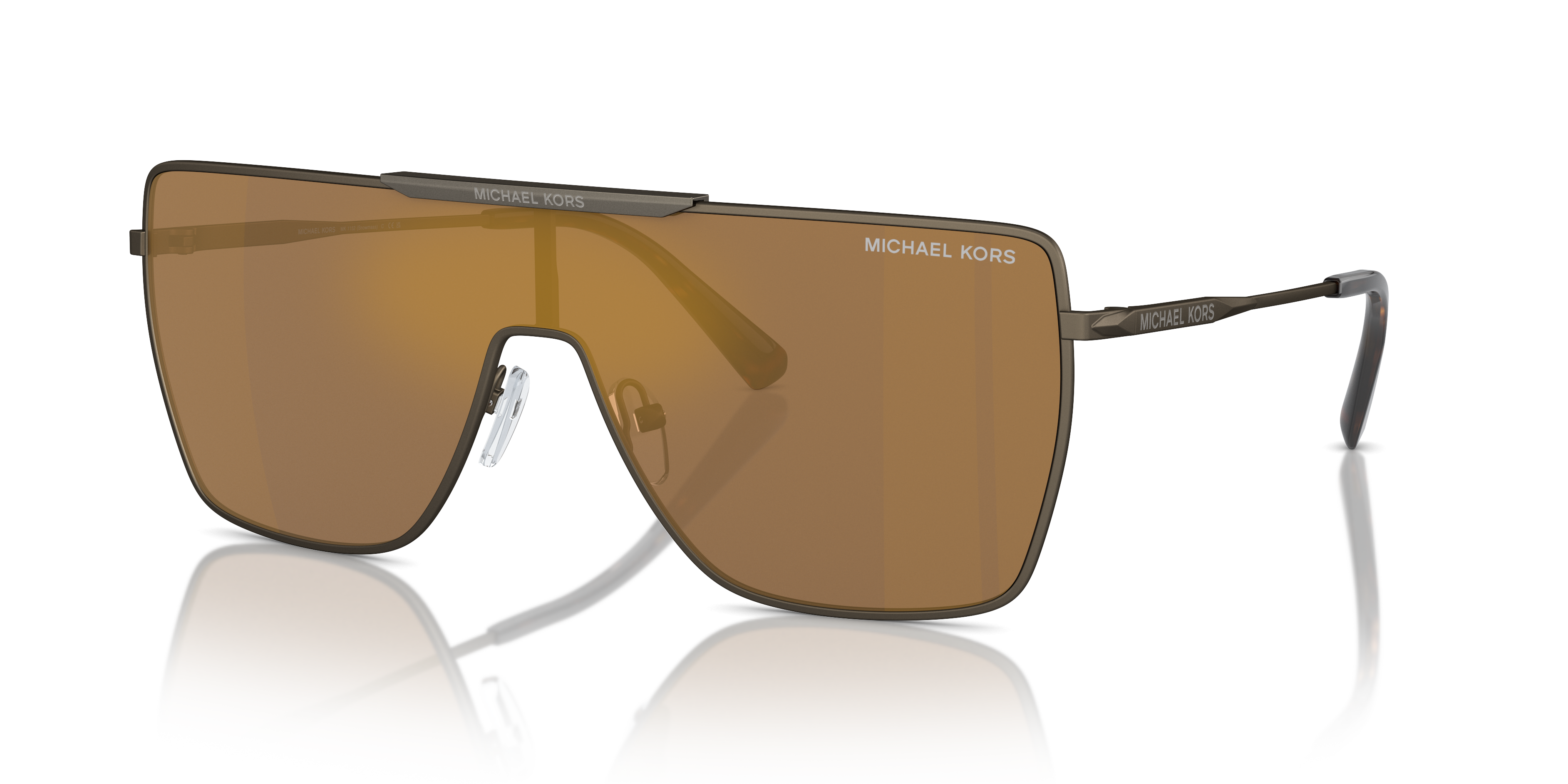 Occhiali da Sole Uomo Michael Kors Snowmass 0MK1152 Matte Husk