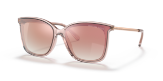 Occhiali da Sole Michael Kors Donna Zermatt Rosa Trasparente