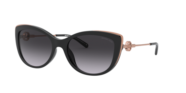 OCCHIALE DA SOLE DONNA | MICHAEL KORS MK 2127U - SOUTH HAMPTON 33328G NERO - CALIBRO 55