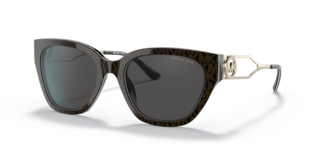 Michael Kors Lake Como Donna - Occhiali da Sole Brown Signature Pvc