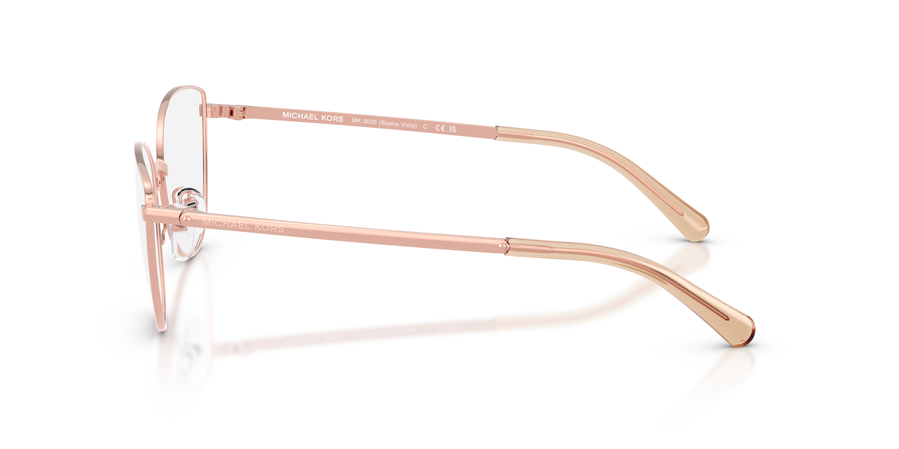 Michael Kors Occhiali da Sole Donna Buena Vista Oro Rosa