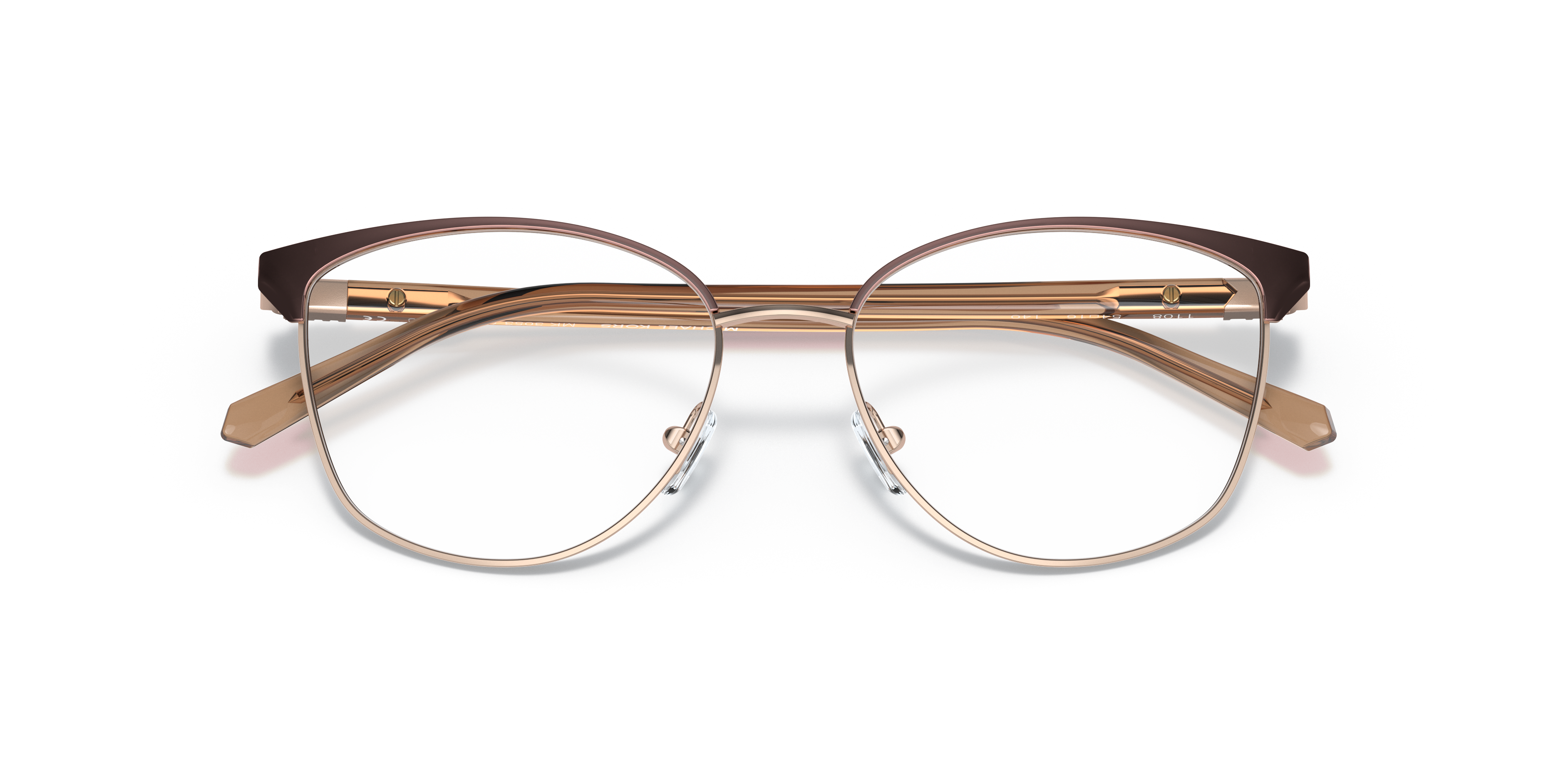 Occhiali da Sole Michael Kors Donna Fernie Satin Brown/Rose Gold