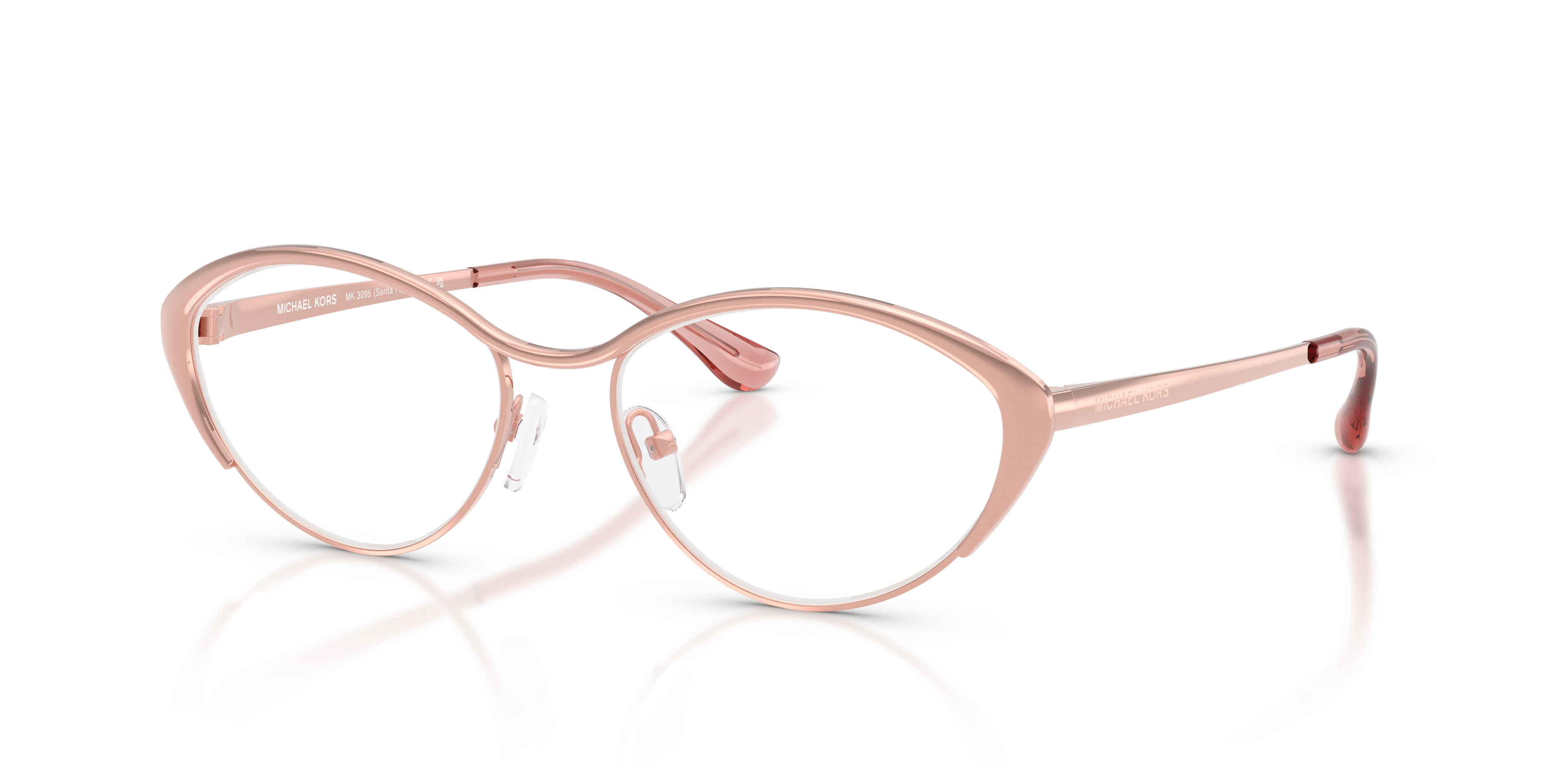 Occhiali da Sole Michael Kors Santa Fe Donna 0MK3095 Light Gold