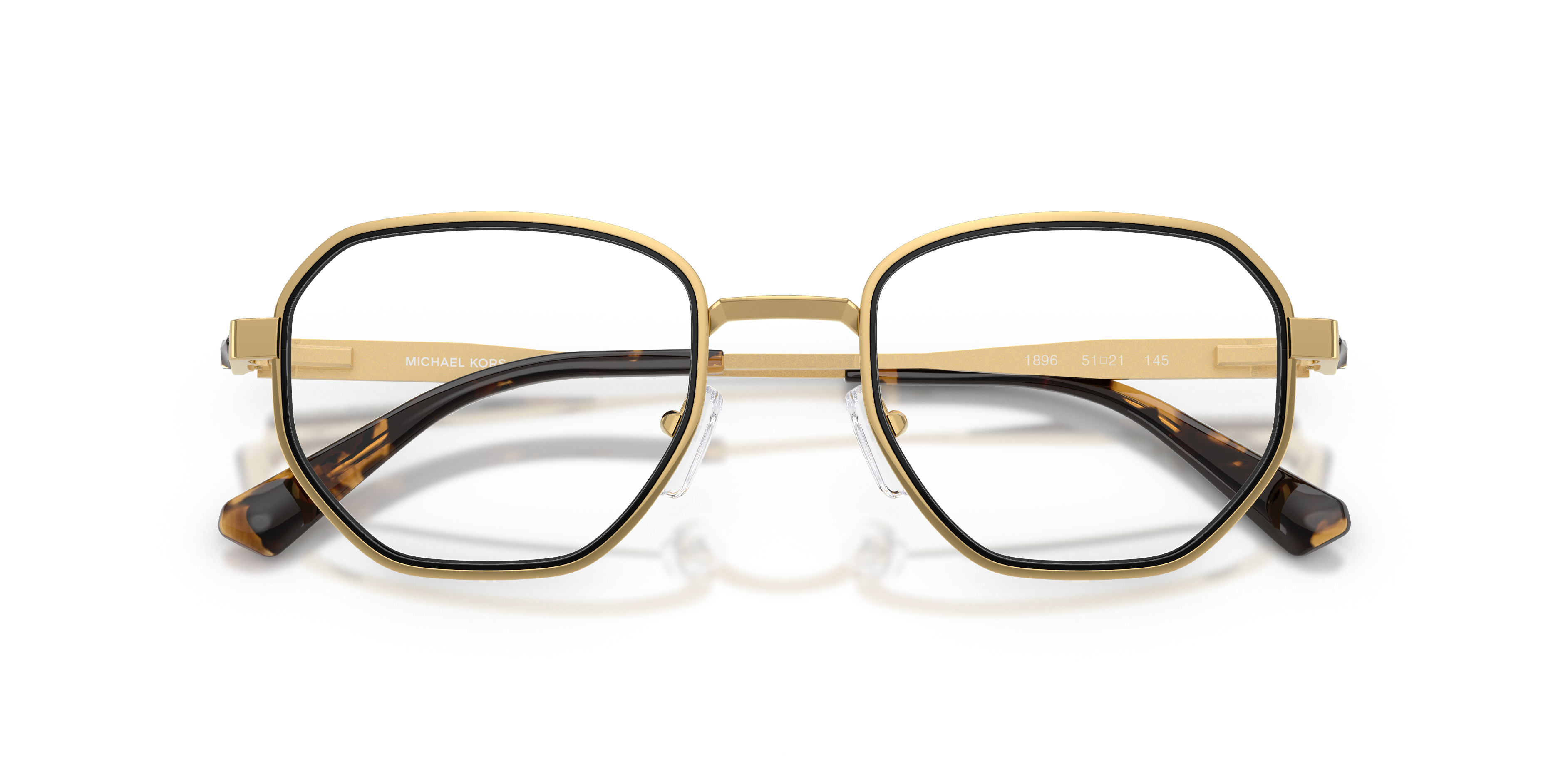 Occhiali da sole da uomo Michael Kors 0MK3098 Joshua Tree color Matte Husk, con lenti scure e montatura opaca, posizionati su