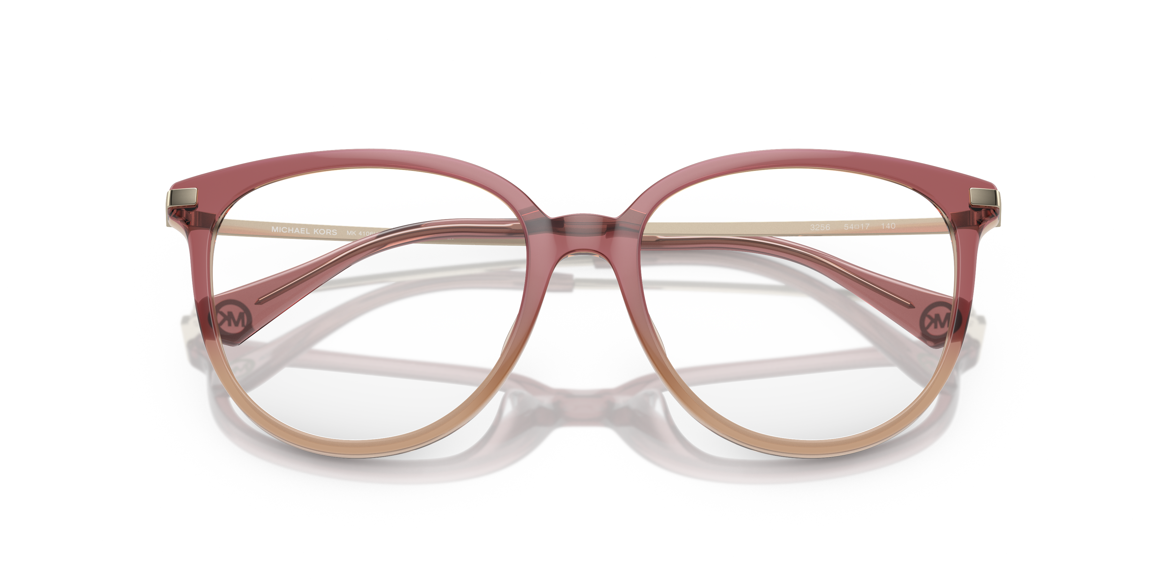 Occhiali da sole Michael Kors 0MK4106U Westport Olive da donna, montatura verde oliva e lenti scure, mostrati di fronte.