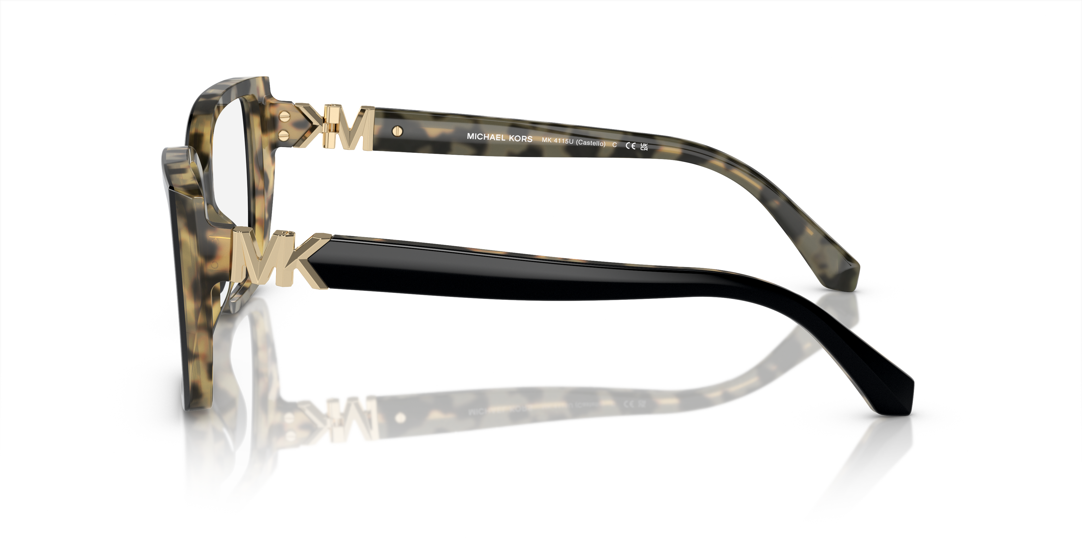 Occhiali da Sole Michael Kors Castello 0MK4115U Neri Tartarugati